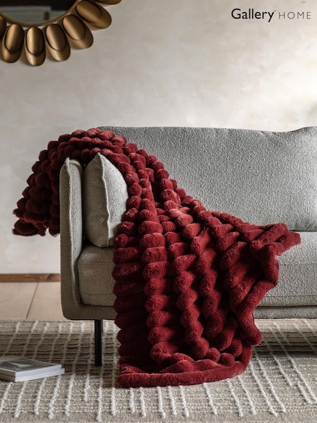 Gallery Home Mulberry Ridge Faux Fur Throw (G07204) | £30