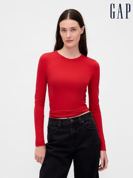 Gap Red Featherweight Crew Neck T-Shirt (G07302) | £18