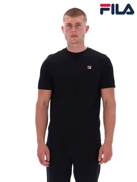 Fila Black Sunny 2 Essential T-Shirt With Narrow Collar Rib (G07437) | £25