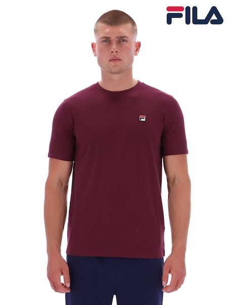 Fila Purple Sunny 2 Essential T-Shirt With Narrow Collar Rib (G07440) | £25