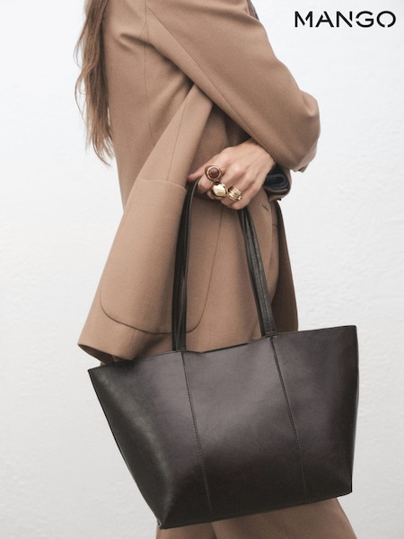 Mango Brown Shopper Bag (G07464) | £30