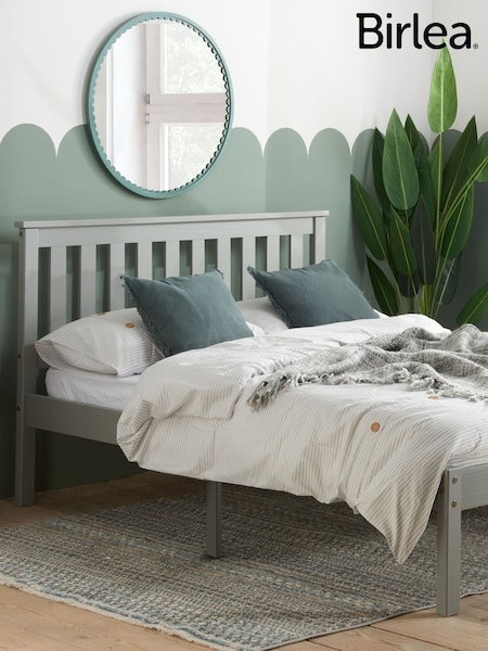 Birlea Grey Denver Bed (G07814) | £205 - £305