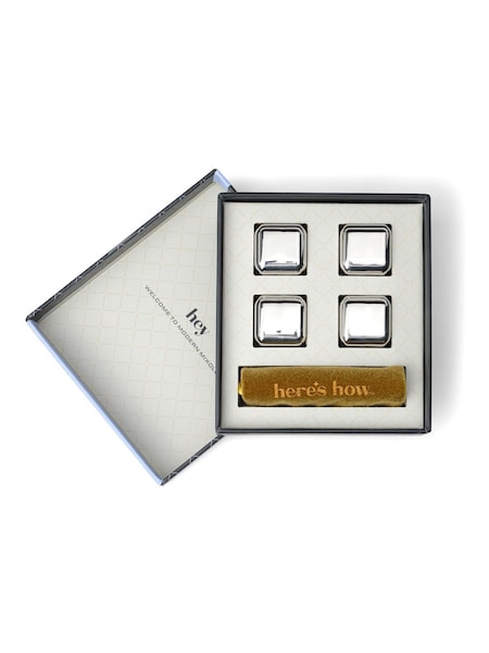 Here''s How Set of 4 Silver The Ruby Cocktail Chillers (G09040) | £20