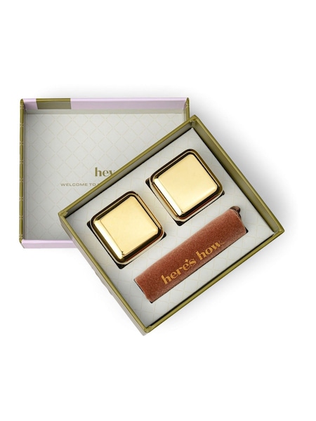 Here''s How Set of 2 Gold The Jupiter Cocktail Chillers (G09044) | £20