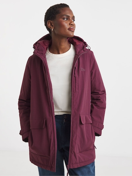 Snowdonia Red Waterproof Parka Coat (G09353) | £80