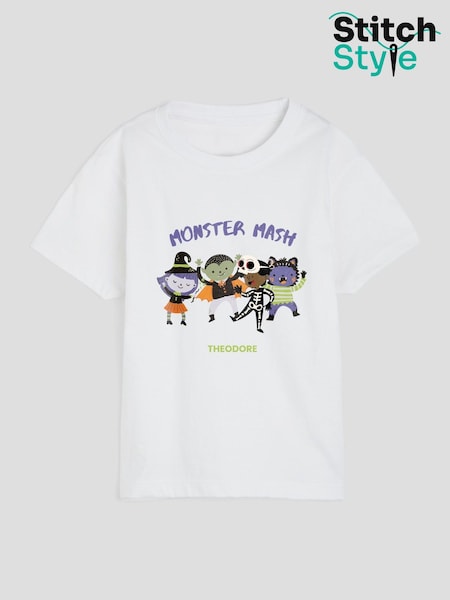 Personalised 'Monster Mash' Graphic T-Shirt By Stitchstyle (G09467) | £18