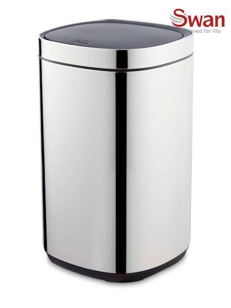 Swan Stainless Steel 30L Touch Bin (G09549) | £60