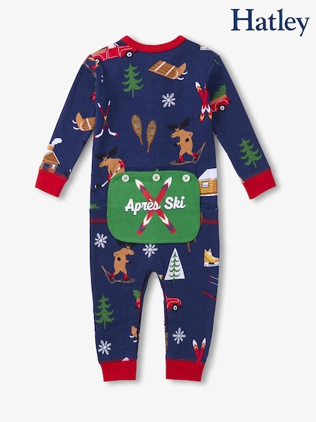 Winter Cabin Baby Union Suit (G09585) | £25