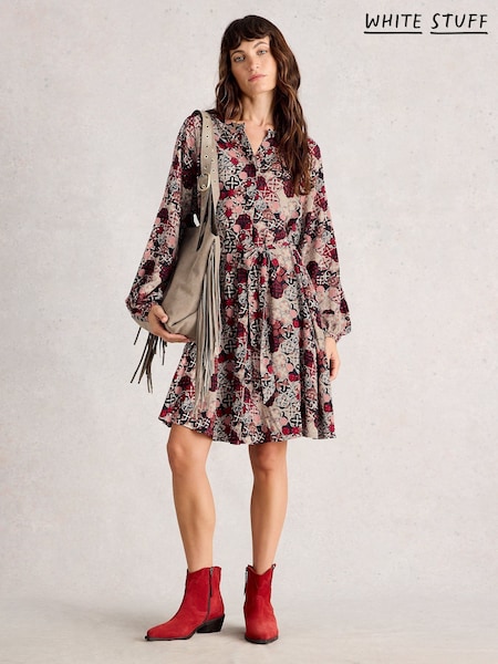 White Stuff Red Monique Dress (G09663) | £79