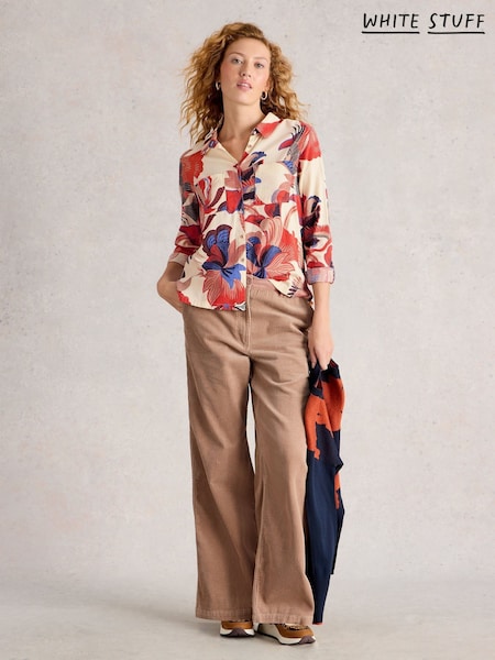 White Stuff White Sophie Printed Shirt (G09689) | £49