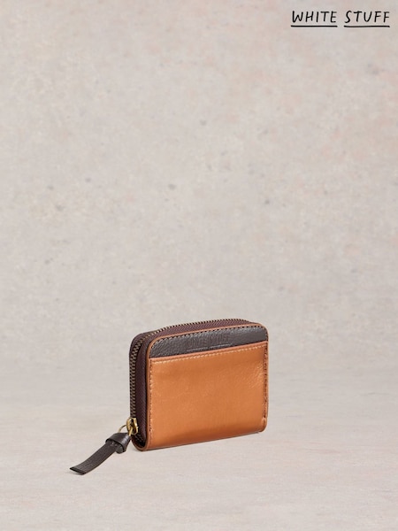 White Stuff Orange Cerys Zip Around Purse (G09720) | £35