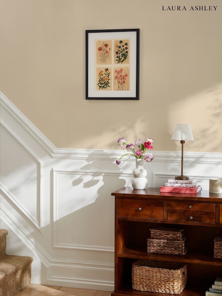 Yellow Antique Flowers 73 x 103 cm Small Frame (G09810) | £70