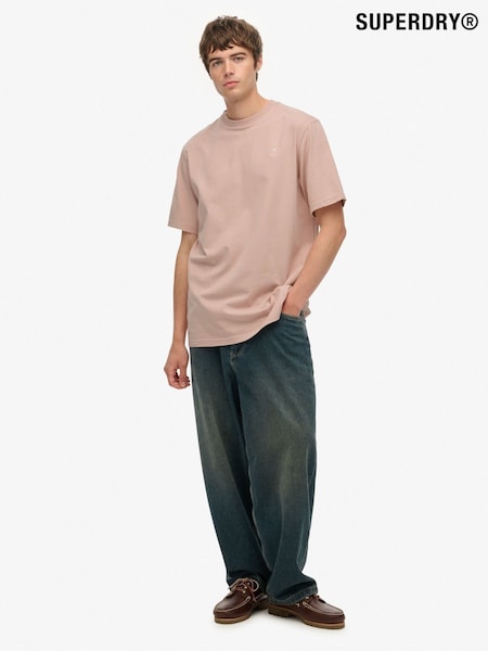 Superdry Pink Blank Oversized T-Shirt (G10045) | £23