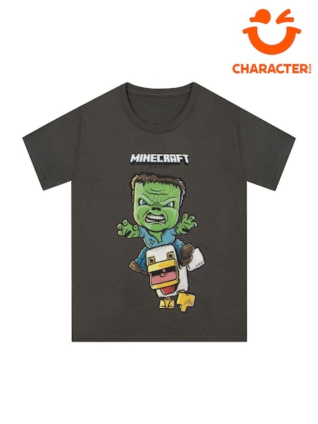 Character Grey Minecraft Chicken Jockey T-Shirt (G10208) | £16