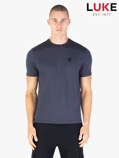 Luke 1977 Blue Awestruck T-Shirt Porpoise (G10278) | £55