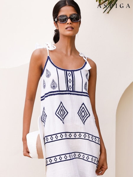 Aspiga Blue Imogen Dress (G10349) | £125