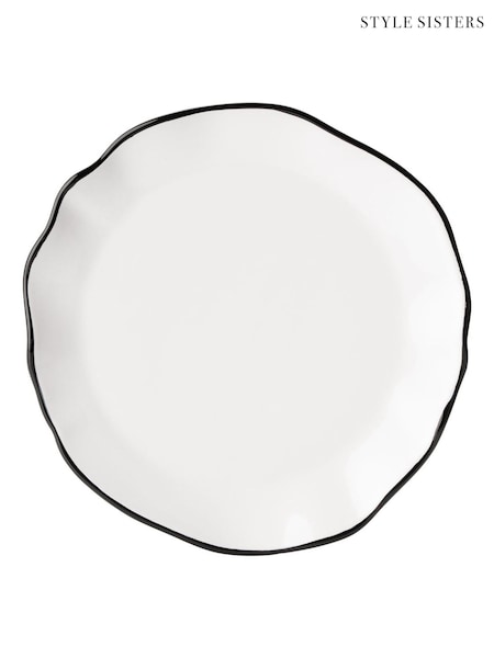 Style Sisters Set of 4 White Side Plate (G10675) | £36