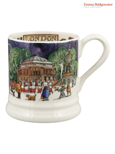 Emma Bridgewater Cream London At Christmas 1/2 Pint Mug (G10797) | £25