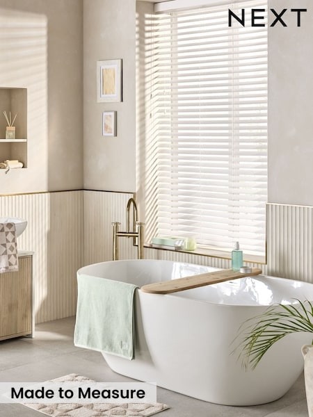 True Made To Measure 50mm Sunwood Fauxwood Venetian Blinds