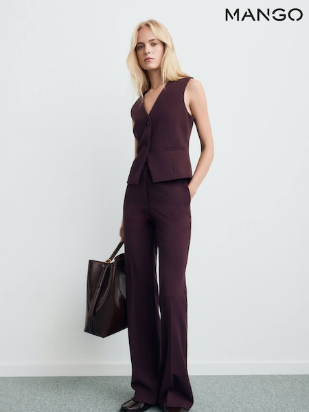 Mango Red Trousers Emma (G10851) | £50