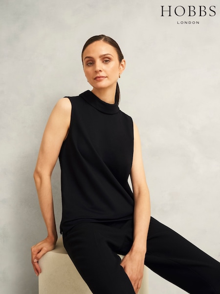 Black Clarice Top (G10871) | £49