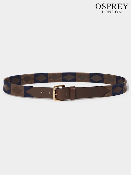 Osprey London Blue The Mendoza Leather Belt (G10929) | £35