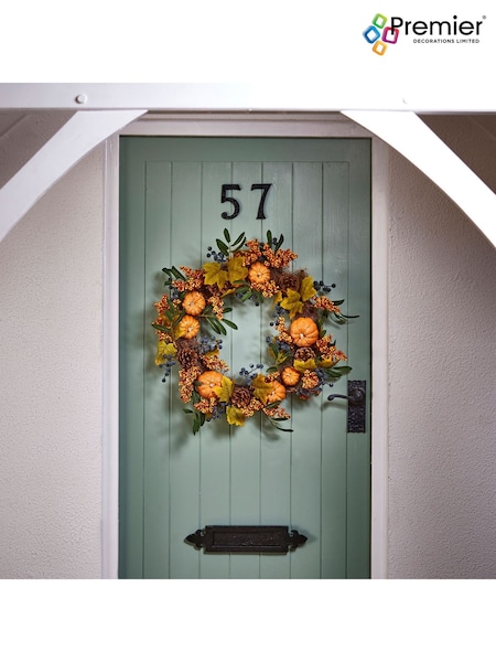 Premier Decorations Ltd 55cm Gourds and Berry Christmas Wreath (G11089) | £38