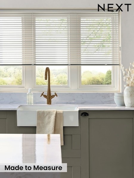 Porcelain Made To Measure 25mm Aluminium Venetian Blinds
