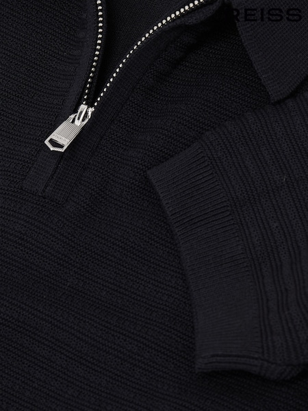 Reiss Navy Estate Polo Shirt (G11430) | £39