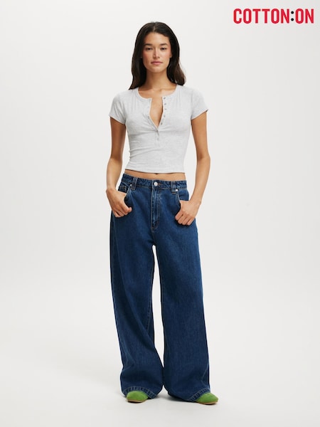 Cotton On Blue Low Super Baggy Jeans (G11464) | £45