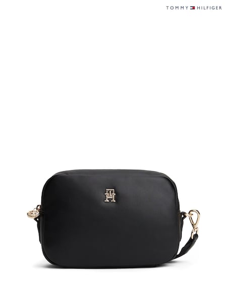 Tommy Hilfiger Black/White Monogram Cross-Body Camera Bag (G11480) | £90