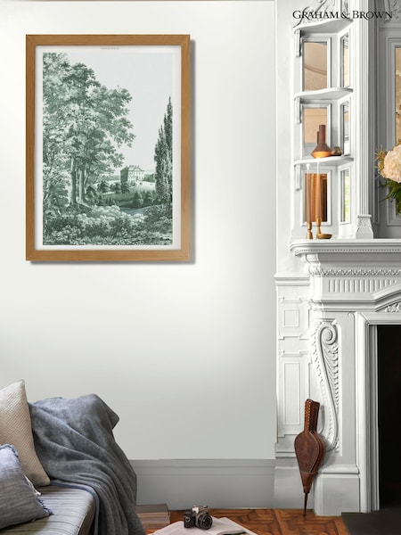 Graham & Brown Multicolour Stately Manor Green Wood Frame (G11516) | £106