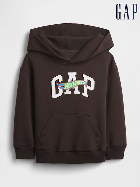 Gap Brown VintageSoft Hot Wheels Logo Hoodie (6mths-5yrs) (G11639) | £25