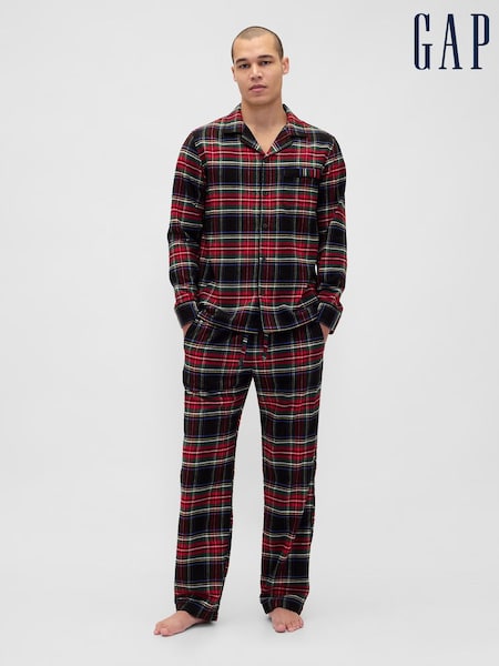 Gap Red Softest Flannel pyjamas Set (G11710) | £50