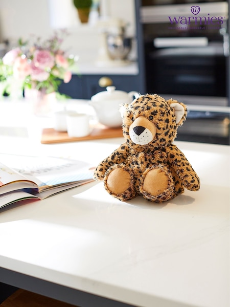 Warmies Brown Large Leopard Fully Heatable Plush Toy (G11774) | £24