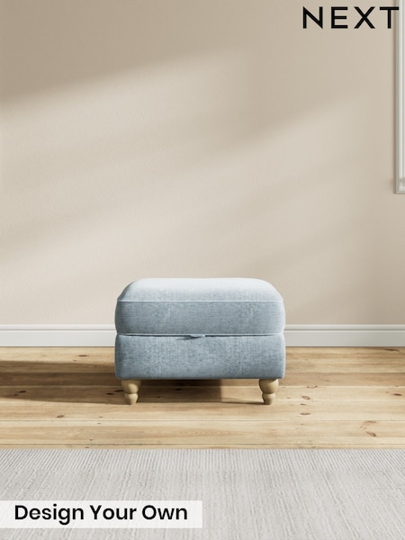 Plush Chenille/Light Blue - Ashford