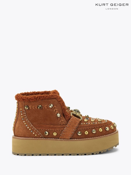 Kurt Geiger London Mansion Cosy Nude Boots (G12114) | £269