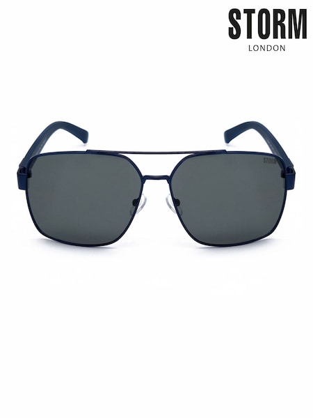Storm Blue Large Navigator Sunglasses (G12133) | £35