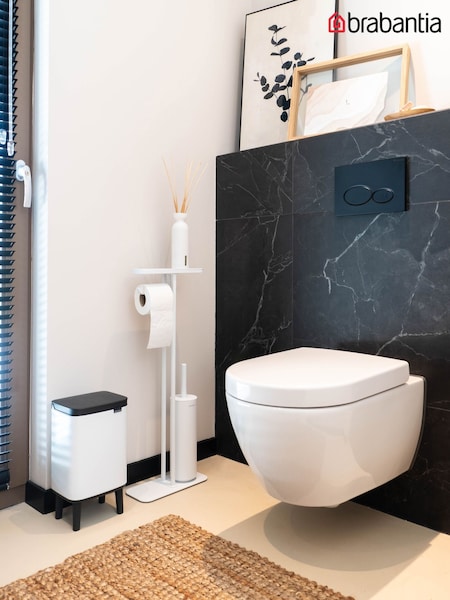Brabantia Mineral Fresh White MindSet Toilet Butler (G12168) | £90
