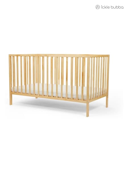 Ickle Bubba Pine Hartley Classic Cot Bed and Premium Sprung Mattress (G12250) | £219