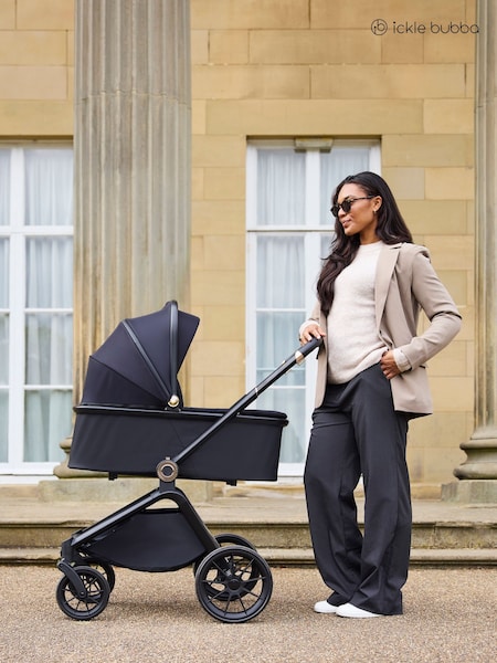 Ickle Bubba 12 Piece Black Altima Travel System with Stratus isize (G12253) | £549