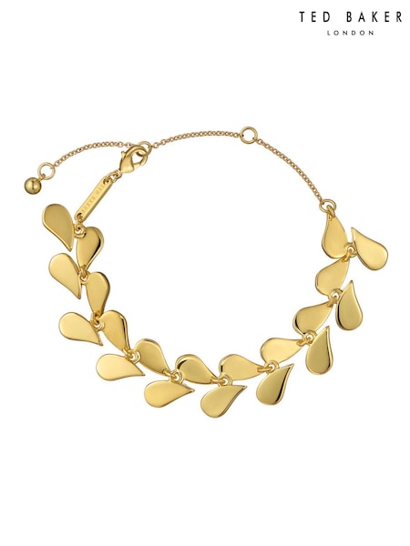 Ted Baker Gold Tone Anya: Abstract Heart Adjustable Bracelet (G12332) | £68