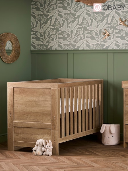 Obaby Oak Nika Cot Bed (G12341) | £250
