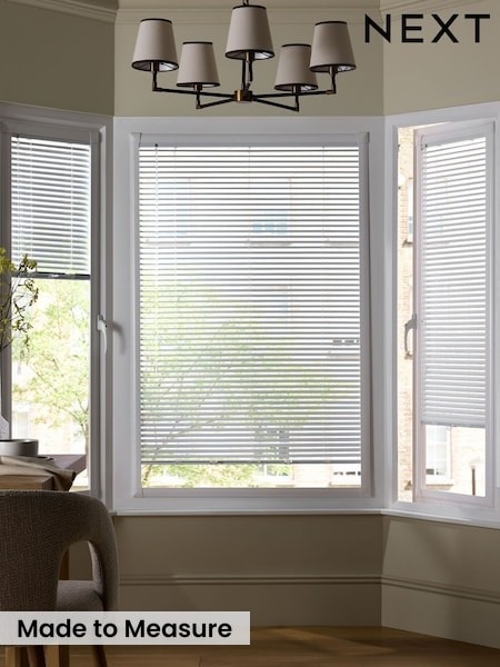 Gloss Made To Measure Perfect Fit 25mm Aluminium Venetian Blinds