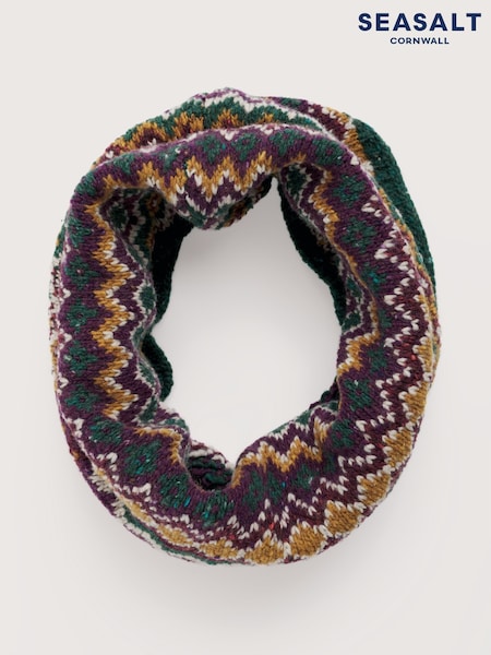 Seasalt Cornwall Green Weatherhill Snood (G14162) | £46