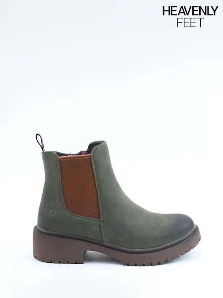 Heavenly Feet Pearce Ankle Blue Boots (G14339) | £60