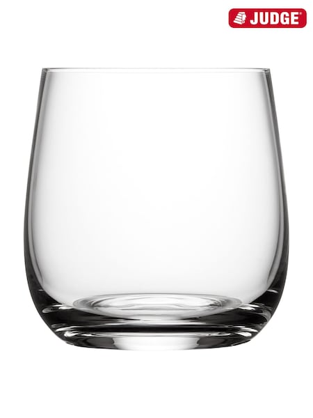 Judge Set of 4 Clear Tumbler Glasses (G14369) | £16
