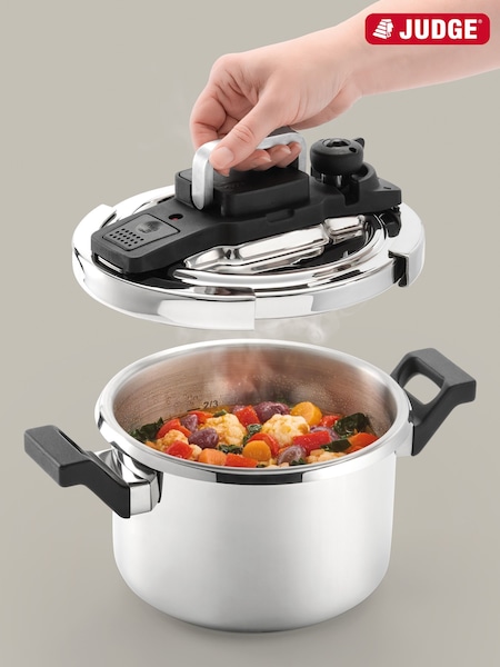 Judge Stainless Steel Flip Top Pressure Cooker (G14372) | £75