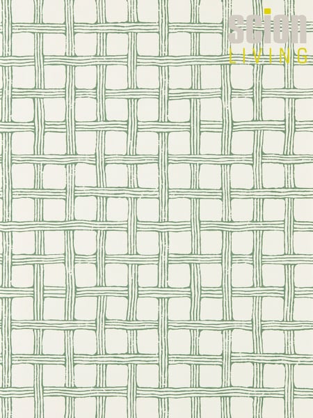 Scion Green Fretwork Oakham 10M Wallpaper (G14387) | £72