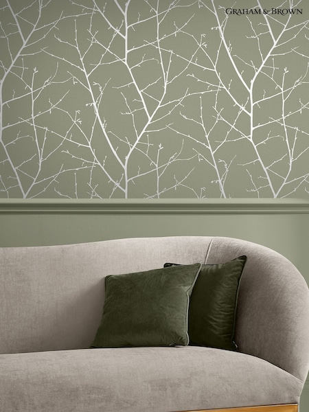 Graham & Brown Sage Boreas 10M Wallpaper (G14435) | £80